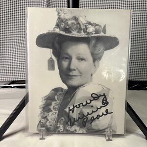 Vintage Black and White Minnie Pearl Signed Photograph.